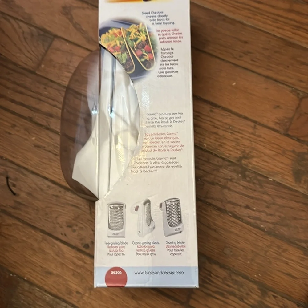 Black & Decker Gizmo Cordless Grater NIB‎